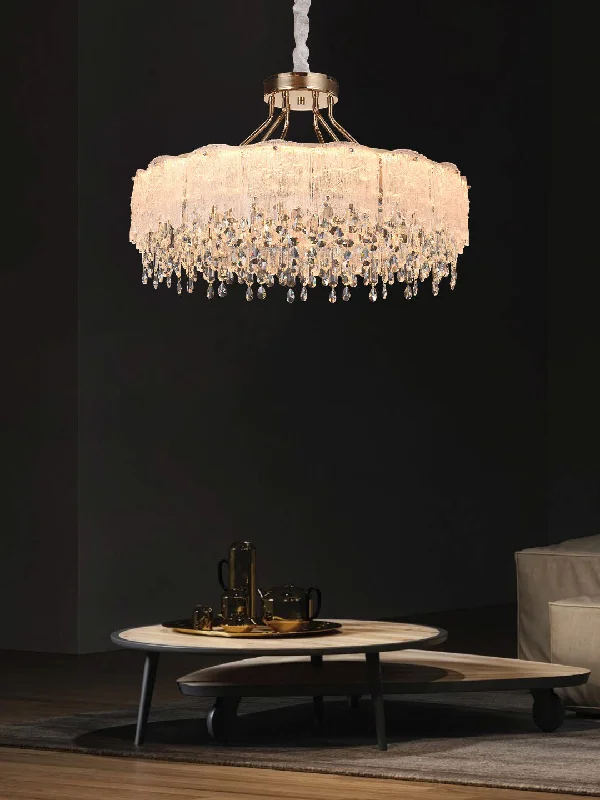Chandeliers for Dining Rooms to Set the Mood for MealsGolden Halo Chandelier