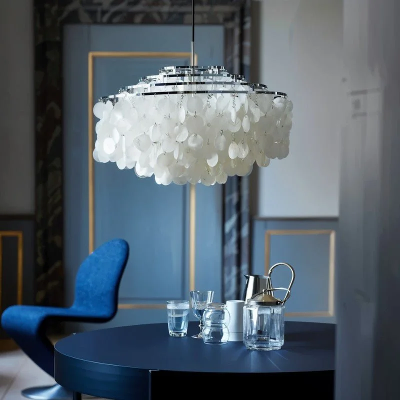 Victorian - Inspired Chandeliers with Ornate DetailsSdafa Shell Cluster Chandelier Victorian - Inspired Chandeliers with Ornate DetailsSdafa Shell Cluster Chandelier