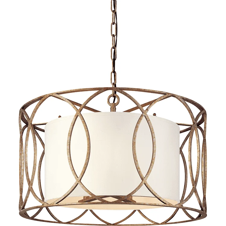 Chandeliers with Colored Glass for a Splash of ColorSausalito Chandelier