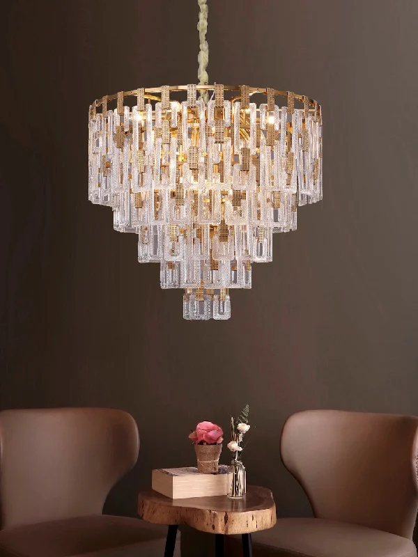 Chandeliers with Colored Glass for a Splash of ColorWhitney 80cm Chandelier