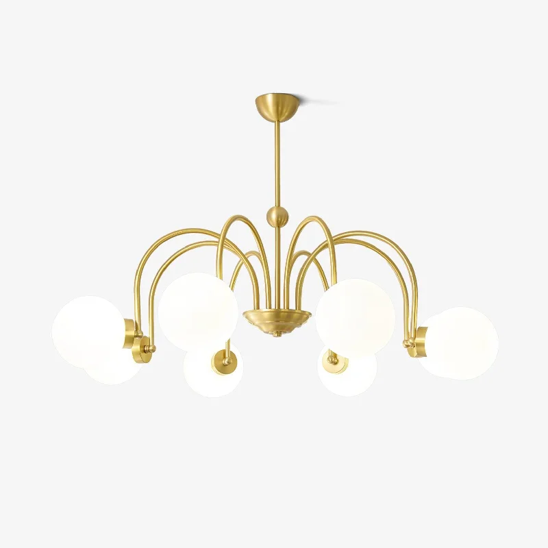 Chandeliers with Sputnik - Style Design for a Futuristic VibeYisu Brass Chandelier