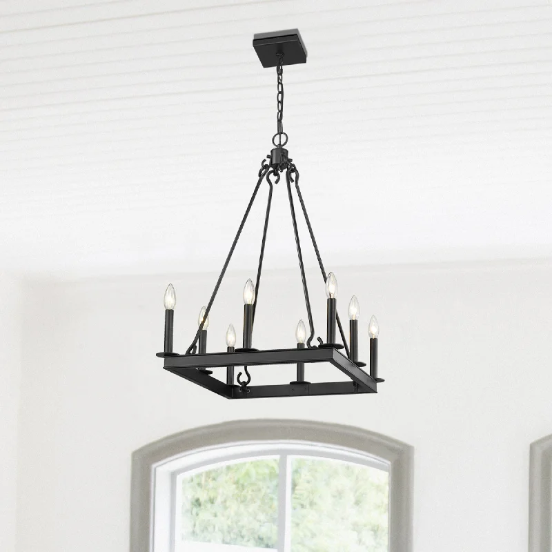 Victorian - Inspired Chandeliers with Ornate DetailsChandelier Barclay Carré 8