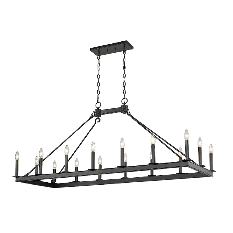 Small Chandeliers for Compact RoomsChandelier Barclay Rectangle 16