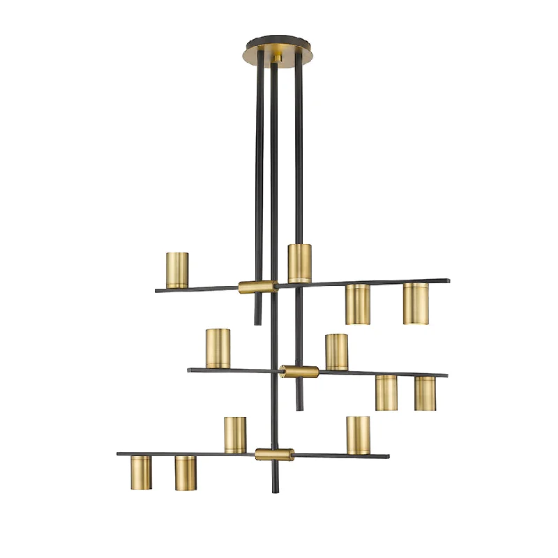 Chandeliers with Clear Crystal for a Sparkling EffectChandelier Calumet 12