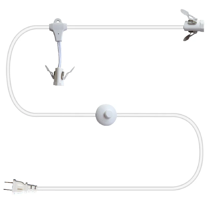 Smart Floor Lamp with Voice Control and Bluetooth Connectivity2-Socket E12 Lamp Cord for Standing Floor Lamp with Foot Switch, 9 FT (CORD ONLY) Smart Floor Lamp with Voice Control and Bluetooth Connectivity2-Socket E12 Lamp Cord for Standing Floor Lamp with Foot Switch, 9 FT (CORD ONLY)