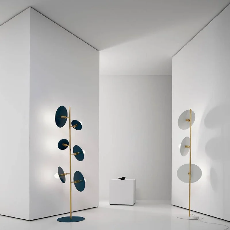 Glass Floor Lamp with Frosted Shades for Soft Diffused Light33giri Floor Lamp