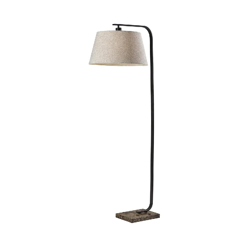 Glass Floor Lamp with Frosted Shades for Soft Diffused LightBernard Floor Lamp