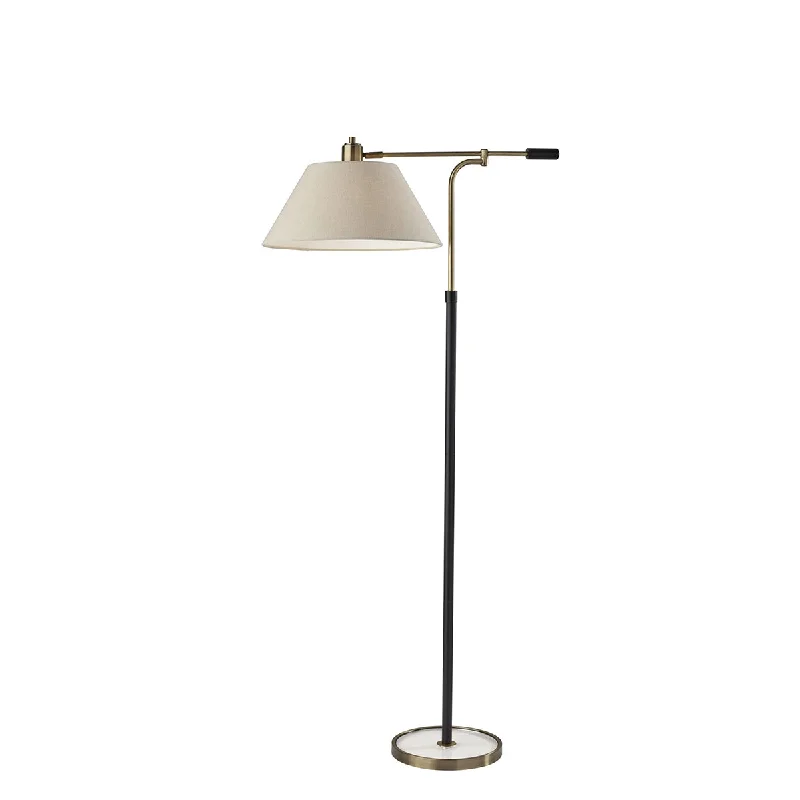 Dimmable Floor Lamp for Adjustable Lighting AmbianceBryson Swing-Arm Floor Lamp