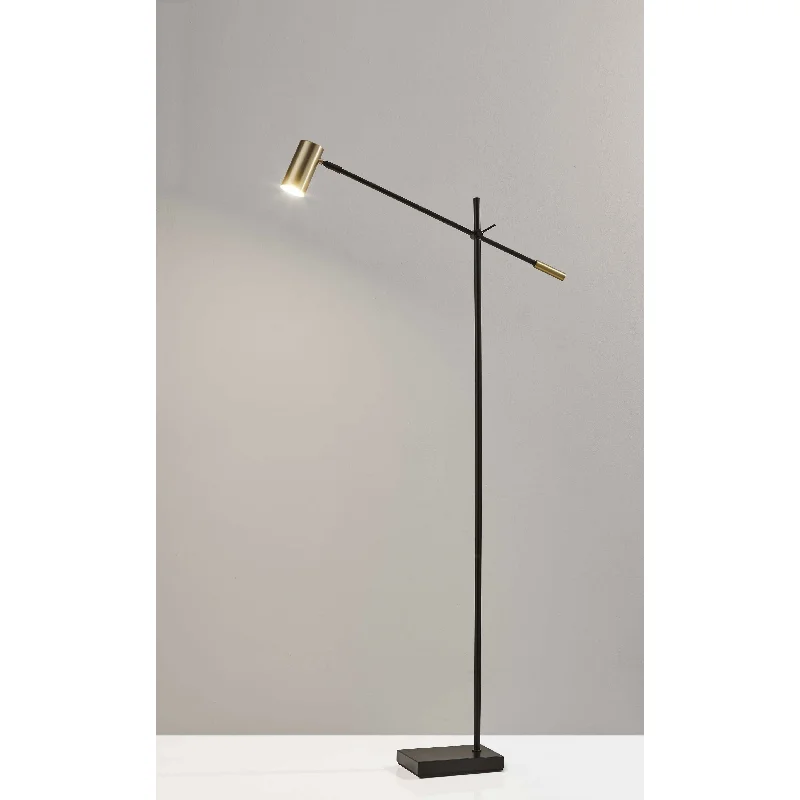 Glass Floor Lamp with Frosted Shades for Soft Diffused LightFloor Lamp