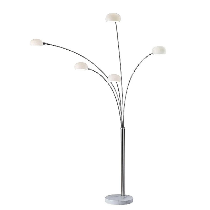 USB Charging Port Floor Lamp for Convenient Device ChargingLuna Arc Lamp