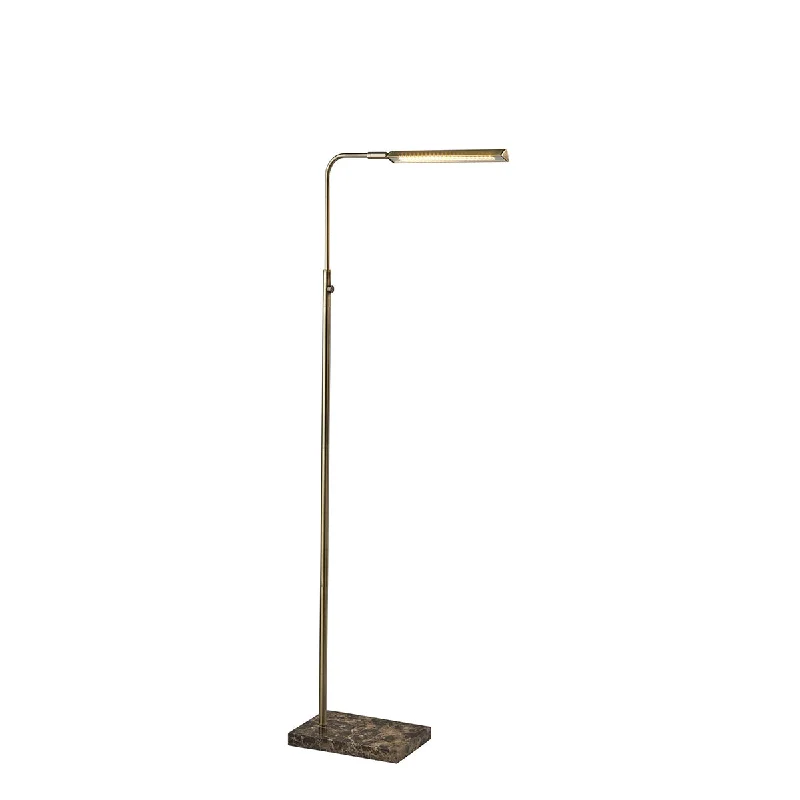 Marble Base Floor Lamp for a Touch of LuxuryReader LED Floor Lamp