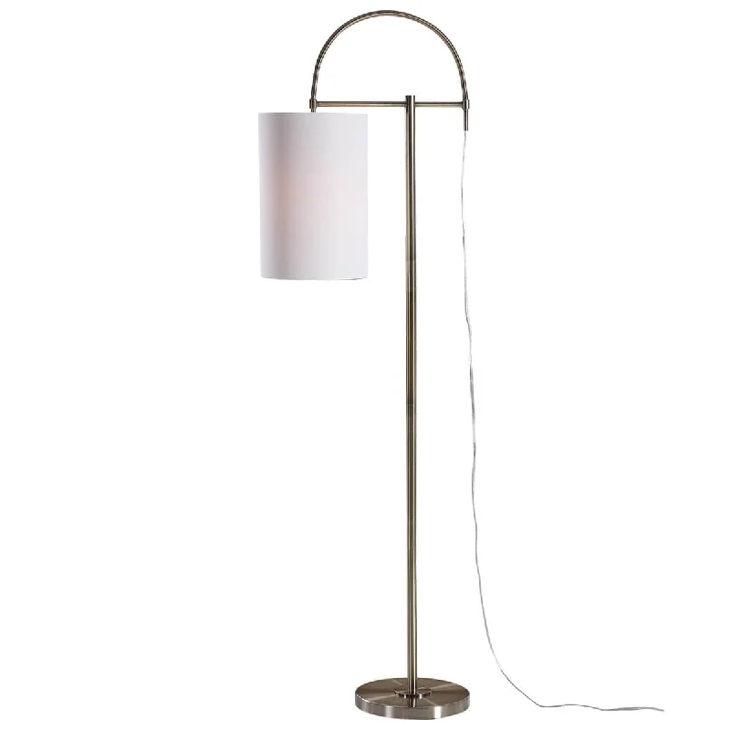 Rustic Farmhouse Style Floor Lamp for Cozy BedroomsAntique Brushed Brass Floor Lamps By Modish Store