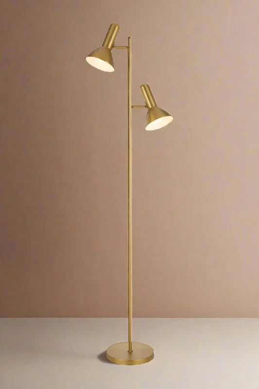 Marble Base Floor Lamp for a Touch of LuxuryBozman Twin Floor Lamp