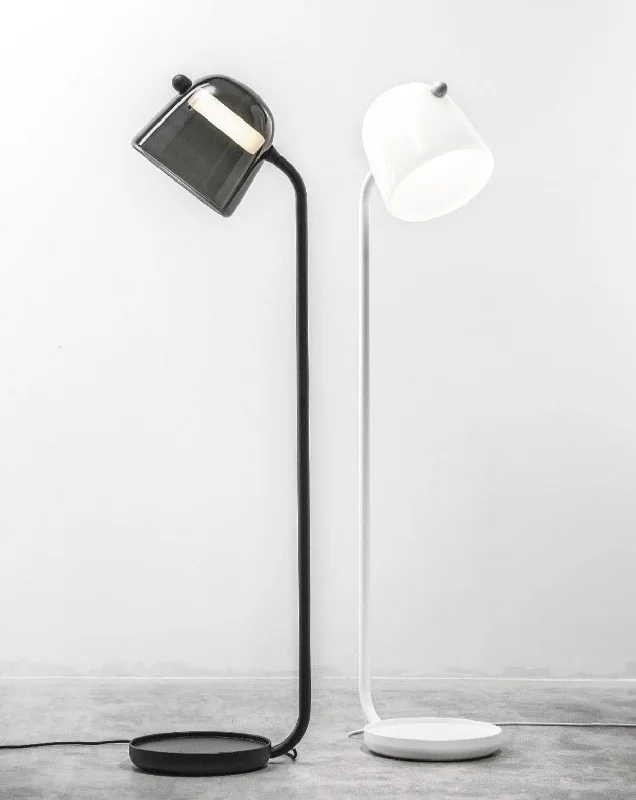 Glass Floor Lamp with Frosted Shades for Soft Diffused LightBrokis Mona Floor Lamp
