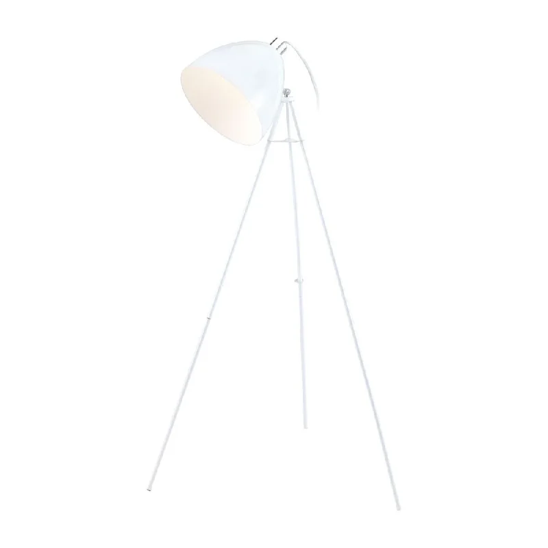 Rustic Farmhouse Style Floor Lamp for Cozy BedroomsEglo Don Diego 1 x 100-watt Floor Lamp with Glossy White Finish Rustic Farmhouse Style Floor Lamp for Cozy BedroomsEglo Don Diego 1 x 100-watt Floor Lamp with Glossy White Finish