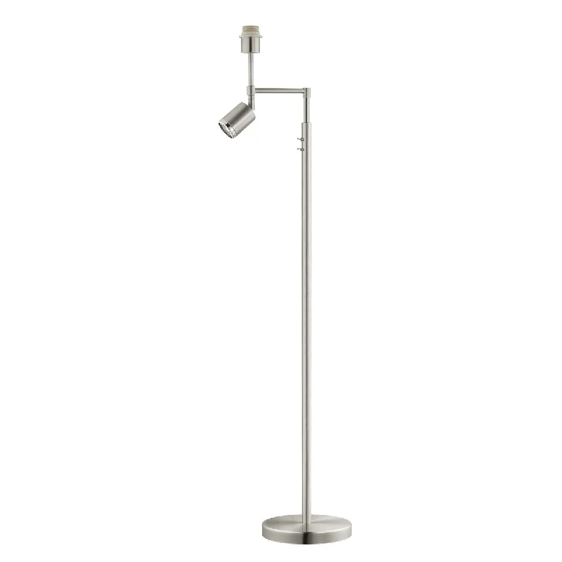 Wood Floor Lamp with Natural Grain for a Warm and Organic FeelEglo Santander 2-Light Matte Nickel Floor Lamp Wood Floor Lamp with Natural Grain for a Warm and Organic FeelEglo Santander 2-Light Matte Nickel Floor Lamp