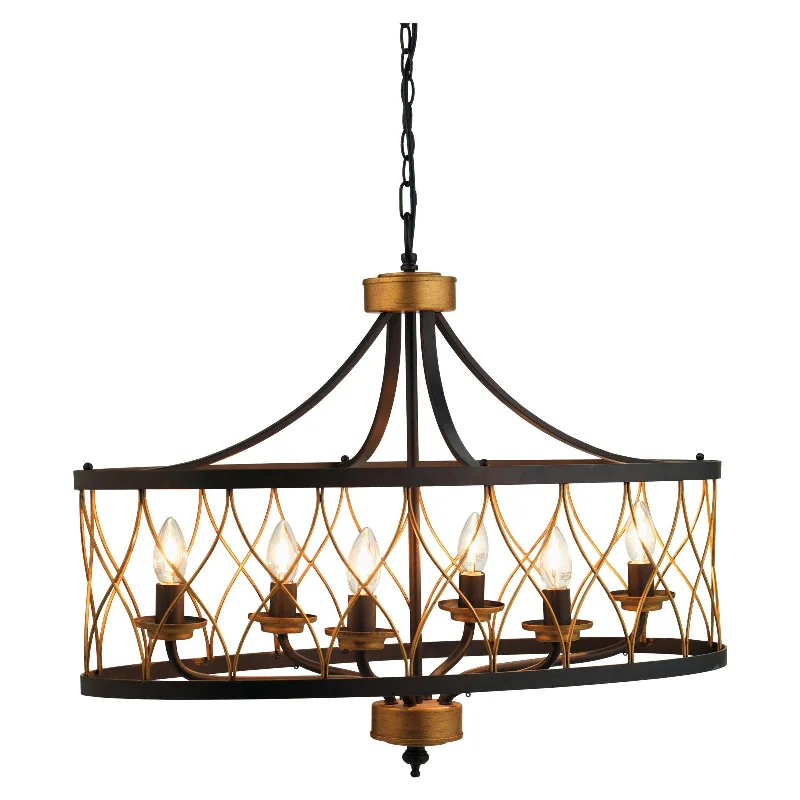Glass Floor Lamp with Frosted Shades for Soft Diffused LightOaks Lighting Elvar 6 Light Black & Gold Ceiling Pendant Glass Floor Lamp with Frosted Shades for Soft Diffused LightOaks Lighting Elvar 6 Light Black & Gold Ceiling Pendant
