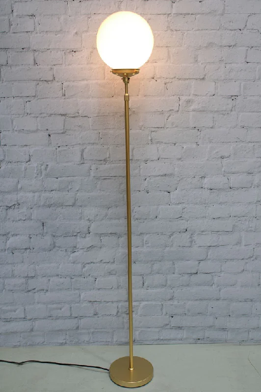 Bohemian Inspired Floor Lamp for Eclectic Home DecorGlass Ball Floor Lamp