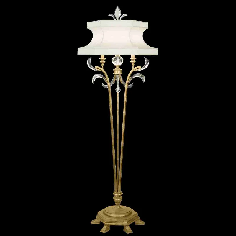 Industrial Style Floor Lamp with Exposed Bulbs for Loft ApartmentsBeveled Arcs Floor Lamp