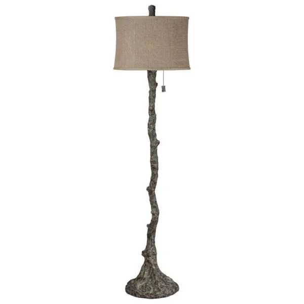 Glass Floor Lamp with Frosted Shades for Soft Diffused LightForty West Wesley Floor Lamp 1 Piece - 60.5