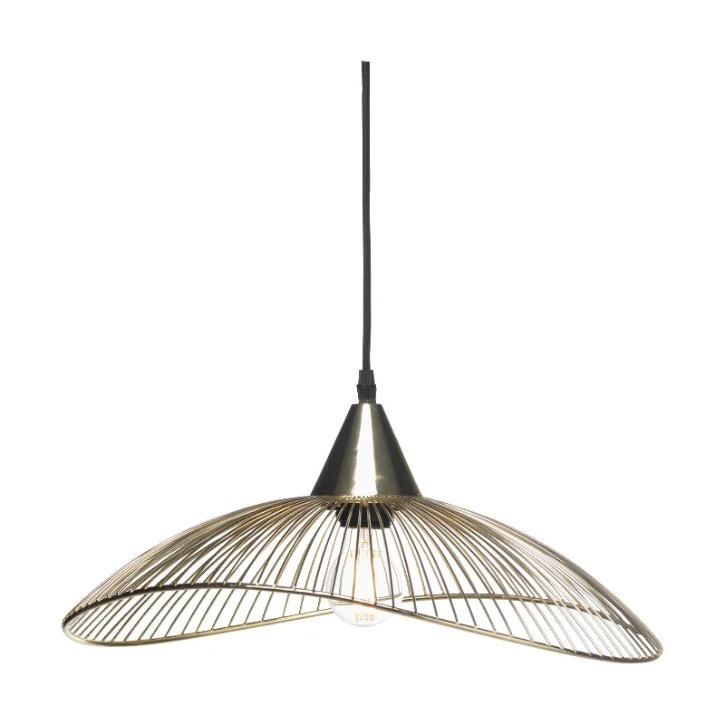 Modern Minimalist Floor Lamp for Contemporary Living RoomsOaks Lighting Helios Gold Single Ceiling Pendant - 42cm Modern Minimalist Floor Lamp for Contemporary Living RoomsOaks Lighting Helios Gold Single Ceiling Pendant - 42cm