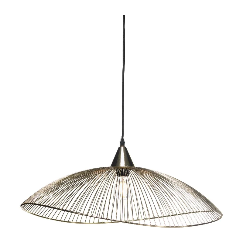 Bohemian Inspired Floor Lamp for Eclectic Home DecorOaks Lighting Helios Gold Single Ceiling Pendant - 66cm Bohemian Inspired Floor Lamp for Eclectic Home DecorOaks Lighting Helios Gold Single Ceiling Pendant - 66cm