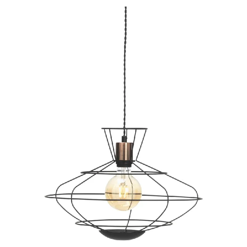 Dimmable Floor Lamp for Adjustable Lighting AmbianceHudson Pendant Black & Copper Caged Ceiling Pendant