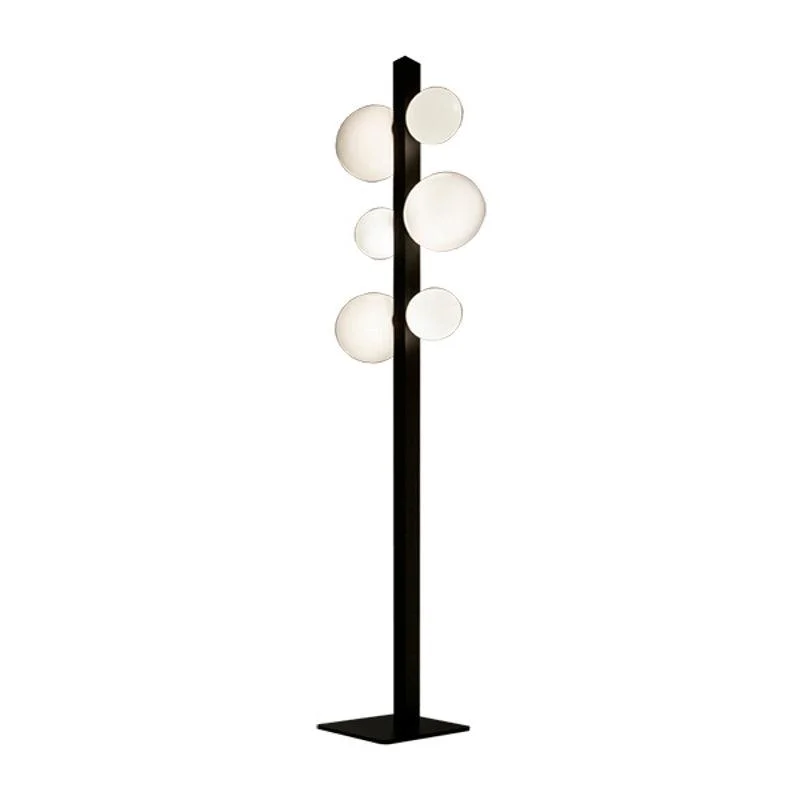 Wood Floor Lamp with Natural Grain for a Warm and Organic FeelICS Floor Lamp