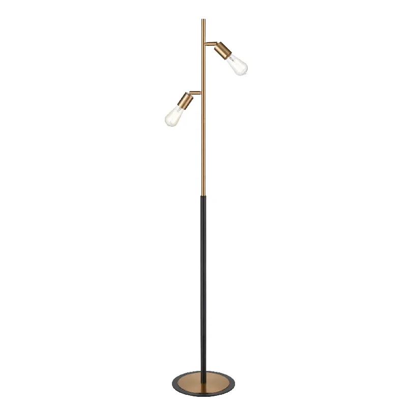 Rustic Farmhouse Style Floor Lamp for Cozy BedroomsKelston 62'' High 2-Light Floor Lamp - Matte Black By ELK Rustic Farmhouse Style Floor Lamp for Cozy BedroomsKelston 62'' High 2-Light Floor Lamp - Matte Black By ELK