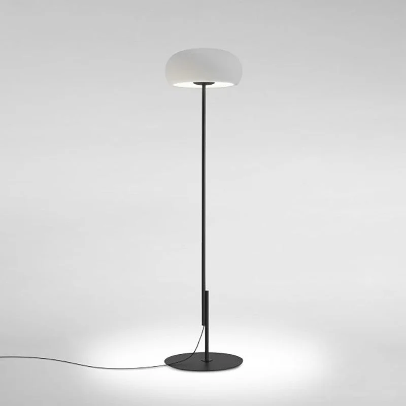 Fabric Floor Lamp with a Linen Shade for a Relaxed AestheticVetra P - Floor