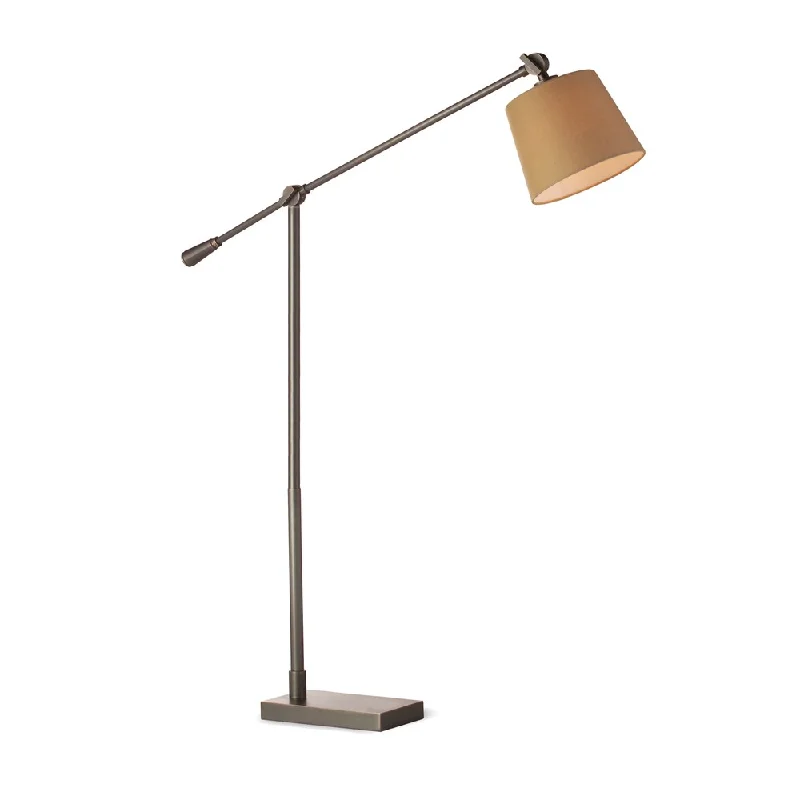 Dimmable Floor Lamp for Adjustable Lighting AmbianceMr. Lamp and Shade #QF-1624 53 to 61-inch Bronze Adjustable Metal Floor Task Lamp