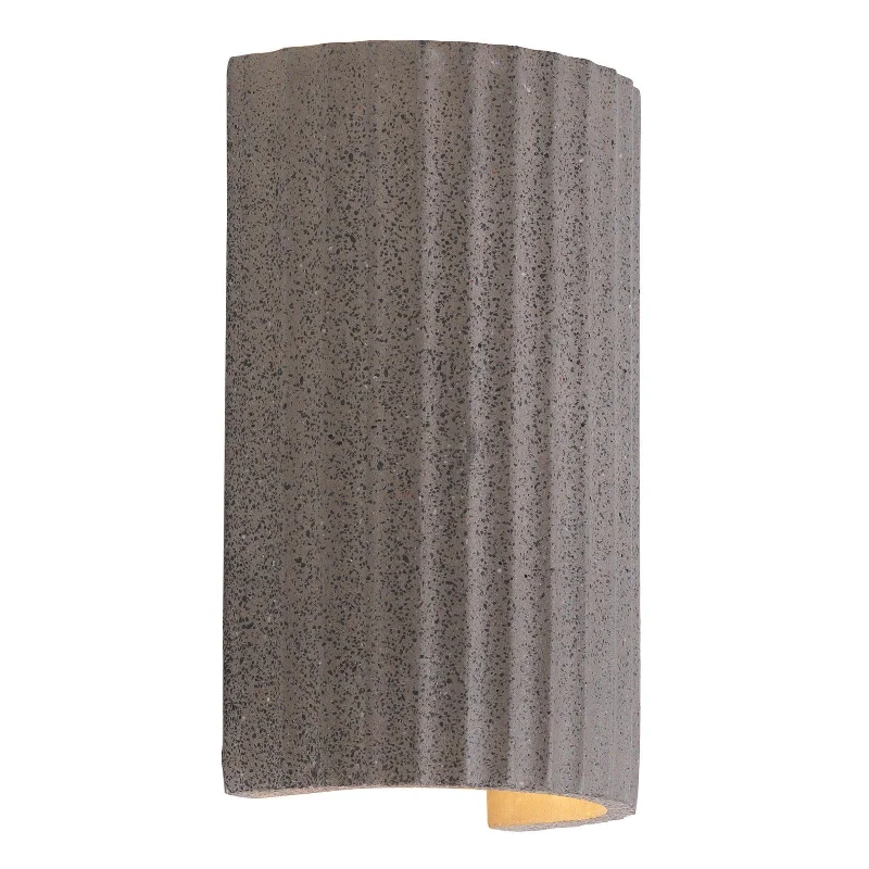 USB Charging Port Floor Lamp for Convenient Device ChargingNilak Black Sandstone Single Up & Down Ridged Wall Light USB Charging Port Floor Lamp for Convenient Device ChargingNilak Black Sandstone Single Up & Down Ridged Wall Light