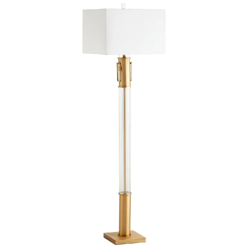 Glass Floor Lamp with Frosted Shades for Soft Diffused LightPalazzo Floor Lamp