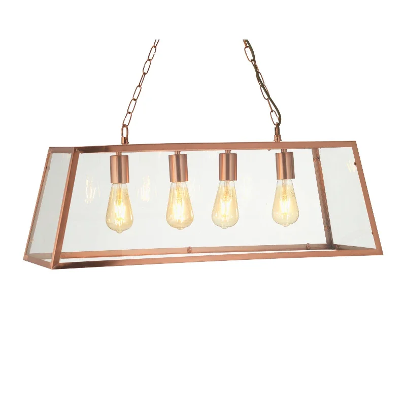 Wood Floor Lamp with Natural Grain for a Warm and Organic FeelOaks Lighting Riga 4 Light Copper Ceiling Pendant Wood Floor Lamp with Natural Grain for a Warm and Organic FeelOaks Lighting Riga 4 Light Copper Ceiling Pendant
