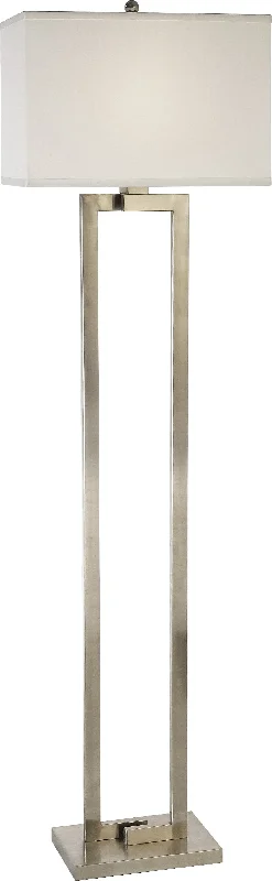 Adjustable Height Floor Lamp for Versatile Lighting NeedsRiley 1-Light Brushed Nickel Floor Lamp With Off White Shantung Shade By Homeroots Adjustable Height Floor Lamp for Versatile Lighting NeedsRiley 1-Light Brushed Nickel Floor Lamp With Off White Shantung Shade By Homeroots
