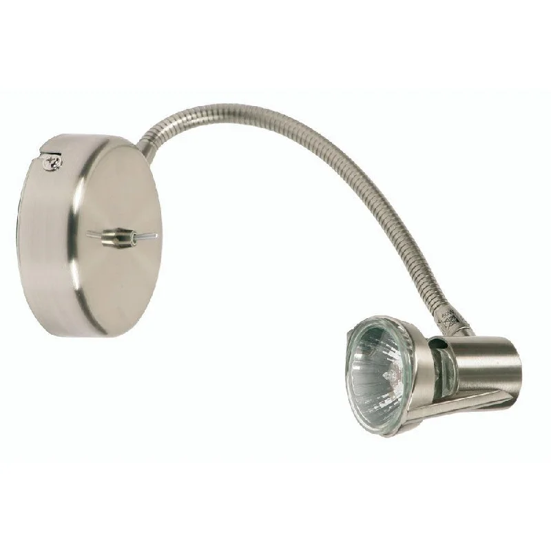 Bohemian Inspired Floor Lamp for Eclectic Home DecorRomore 1 Light Antique Chrome Switched Flexi-head Spot Light Bohemian Inspired Floor Lamp for Eclectic Home DecorRomore 1 Light Antique Chrome Switched Flexi-head Spot Light