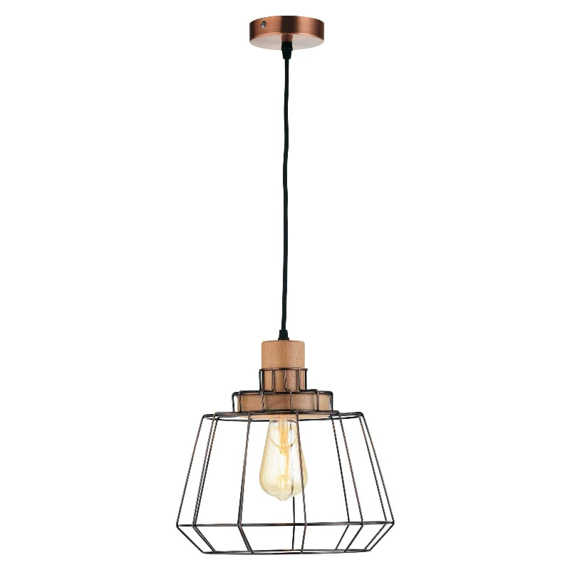 Dimmable Floor Lamp for Adjustable Lighting AmbianceOaks Lighting Rulo Copper Wire Frame & Wood Ceiling Pendant Dimmable Floor Lamp for Adjustable Lighting AmbianceOaks Lighting Rulo Copper Wire Frame & Wood Ceiling Pendant