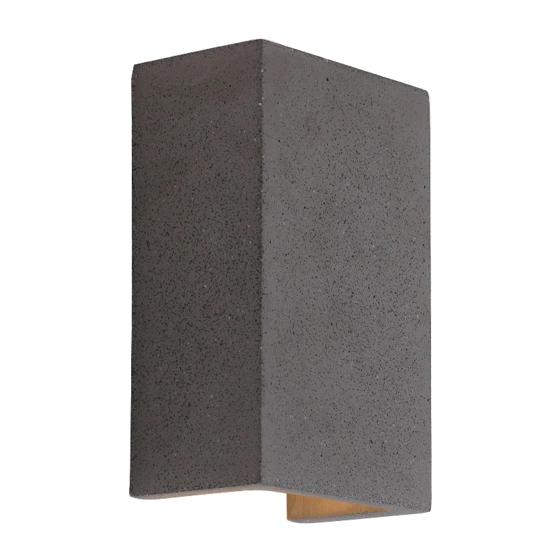 Way Switch Floor Lamp for Multiple Light Intensity LevelsOaks Lighting Siku Black Sandstone Single Wall Light Way Switch Floor Lamp for Multiple Light Intensity LevelsOaks Lighting Siku Black Sandstone Single Wall Light