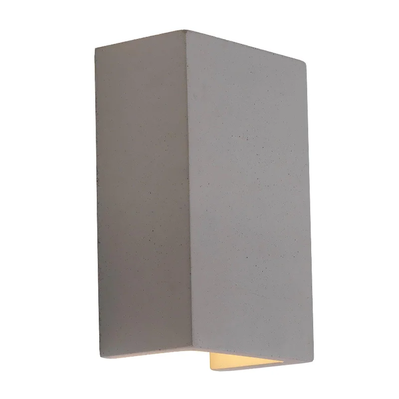 Fabric Floor Lamp with a Linen Shade for a Relaxed AestheticOaks Lighting Siku Concrete Single Wall Light Fabric Floor Lamp with a Linen Shade for a Relaxed AestheticOaks Lighting Siku Concrete Single Wall Light