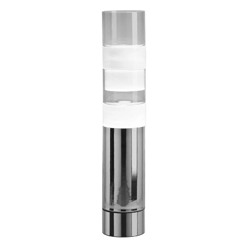 Wood Floor Lamp with Natural Grain for a Warm and Organic FeelStacking Floor Lamp