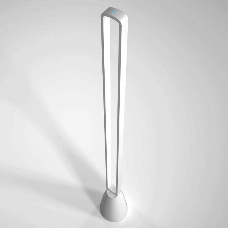 Glass Floor Lamp with Frosted Shades for Soft Diffused LightStripe Floor Lamp