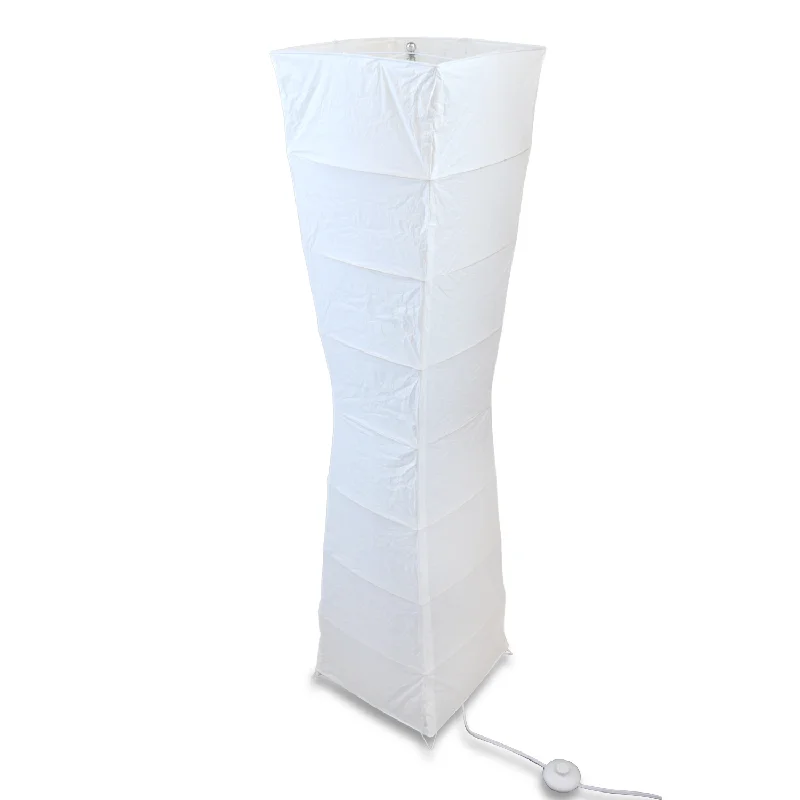 Way Switch Floor Lamp for Multiple Light Intensity Levels4-FT Hako Paper Lantern Floor Lamp Shade, 12-inch x 48-inch (SHADE ONLY) Way Switch Floor Lamp for Multiple Light Intensity Levels4-FT Hako Paper Lantern Floor Lamp Shade, 12-inch x 48-inch (SHADE ONLY)