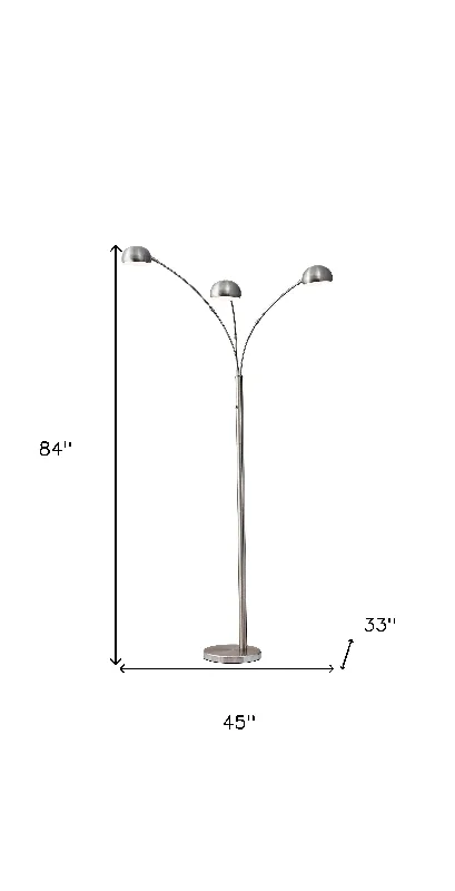 Industrial Style Floor Lamp with Exposed Bulbs for Loft ApartmentsThree Light Steel Orb Floor Lamp By Homeroots Industrial Style Floor Lamp with Exposed Bulbs for Loft ApartmentsThree Light Steel Orb Floor Lamp By Homeroots