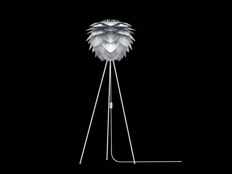 Marble Base Floor Lamp for a Touch of LuxuryVita Silvia Steel Floor Lamp