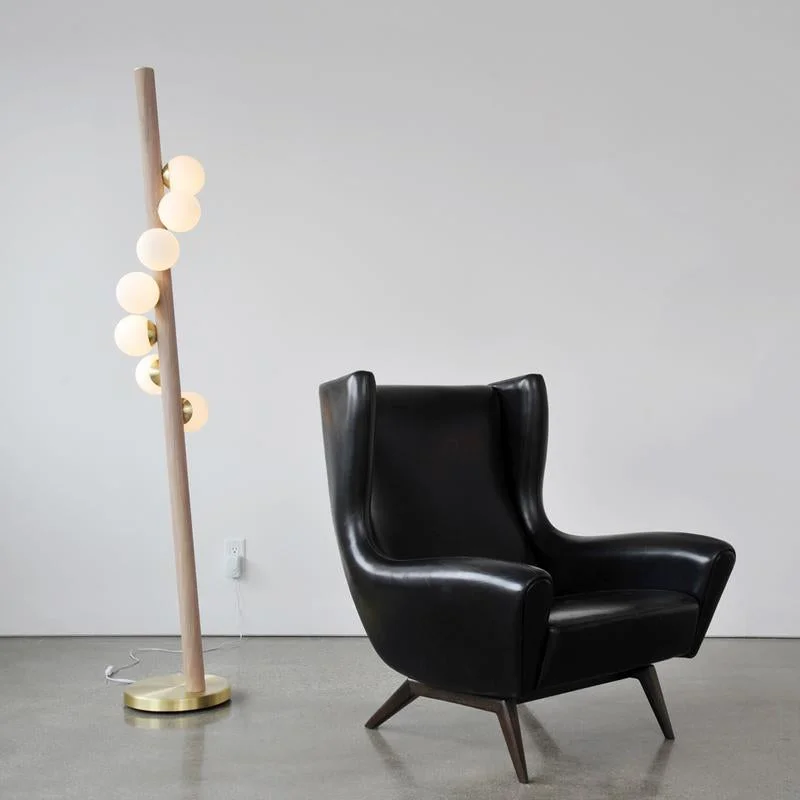 Fabric Floor Lamp with a Linen Shade for a Relaxed AestheticWillow Floor Lamp