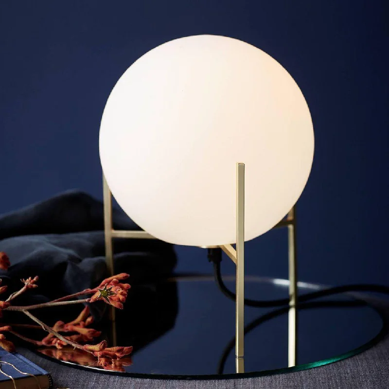 victorian style table lamps with ornate details for traditional homesAlton Table Lamp - White Glass - Nordlux