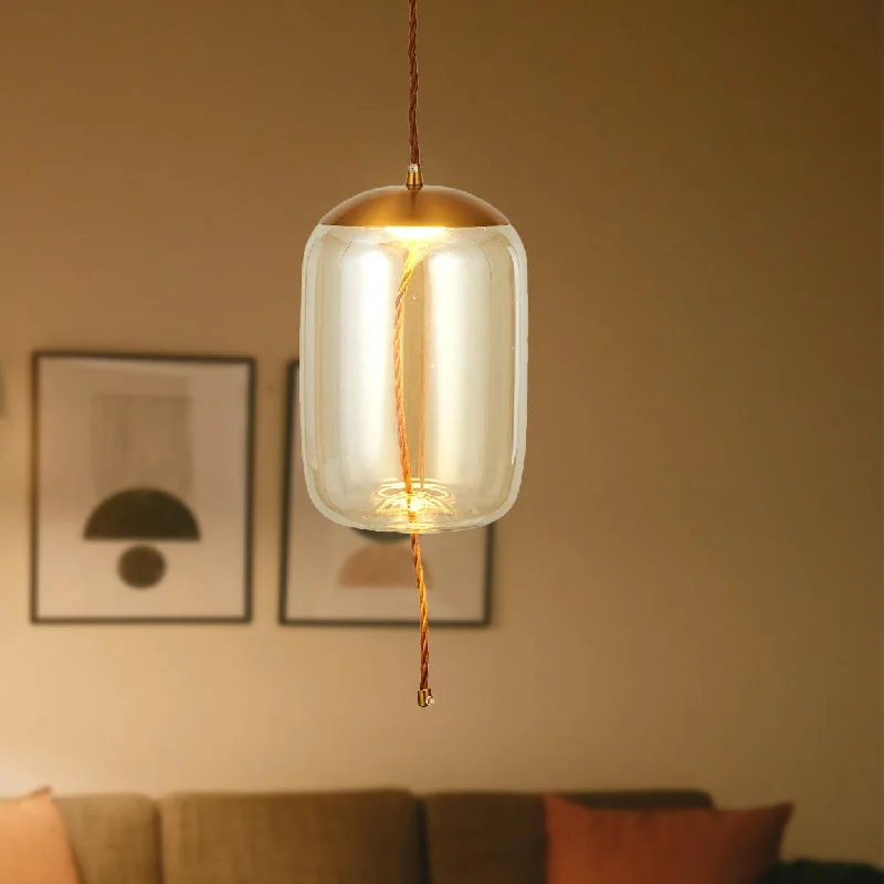 Metal Ceiling Lights in Brass, Copper, Stainless Steel, and IronANKUR CYLINDER GLASS HANGING LIGHT Metal Ceiling Lights in Brass, Copper, Stainless Steel, and IronANKUR CYLINDER GLASS HANGING LIGHT
