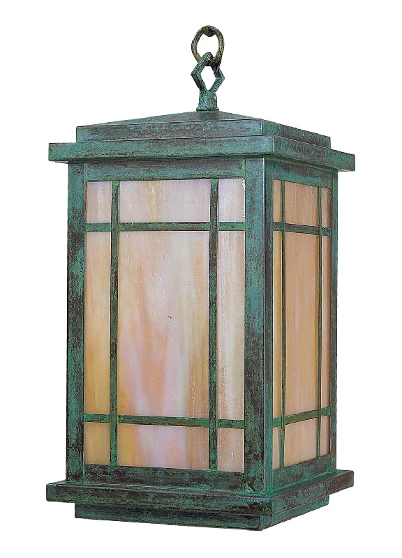 Victorian - Inspired Ceiling Lights with Ornate Crystal ChandeliersArroyo Lighting AVH-8GW-VP Avenue One Light Pendant Outdoor Verde Victorian - Inspired Ceiling Lights with Ornate Crystal ChandeliersArroyo Lighting AVH-8GW-VP Avenue One Light Pendant Outdoor Verde