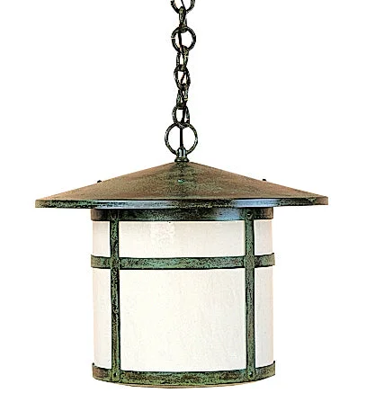 Victorian - Inspired Ceiling Lights with Ornate Crystal ChandeliersArroyo Lighting BH-17OF-VP Berkeley One Light Pendant Outdoor Verde Victorian - Inspired Ceiling Lights with Ornate Crystal ChandeliersArroyo Lighting BH-17OF-VP Berkeley One Light Pendant Outdoor Verde