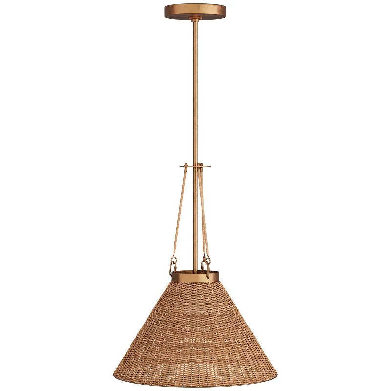 Tropical - Themed Ceiling Lights with Palm - Leaf Shapes and Rattan WrapsArteriors Sedge Pendant Tropical - Themed Ceiling Lights with Palm - Leaf Shapes and Rattan WrapsArteriors Sedge Pendant